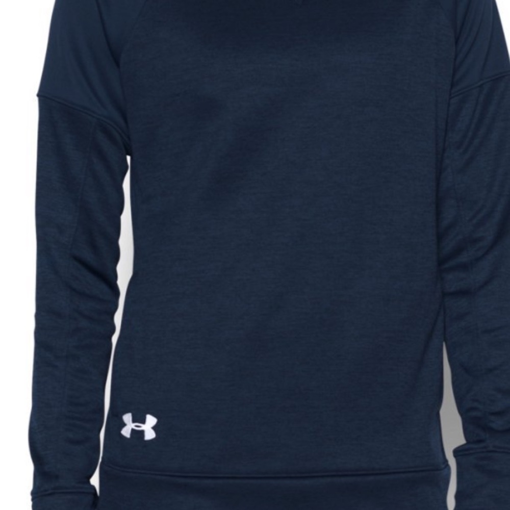 Under Armour Women's Dark Blue Crew Neck Sweater youth large perfect condition